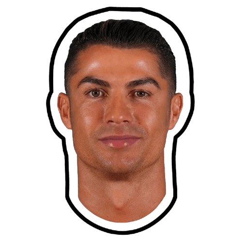 Cristiano Ronaldo celebration face swap